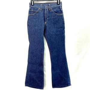 Vintage US Top Women's Flared Denim Jeans Medium Washed - Size S